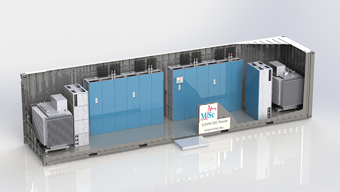 40 ft converter system for electrolysis / liquid cooled 40 ft converter system for electrolysis / liquid cooled